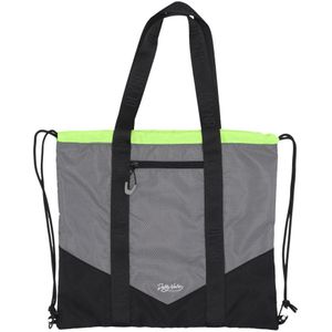 Dolly Noire, Tassen, Heren, Grijs, ONE Size, Polyester, Grijze Canvas Tote Rugzak Tas