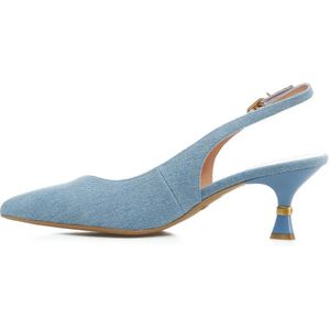 Liu Jo, Schoenen, Dames, Blauw, 38 EU, Denim, Blauwe Pumps voor Dames