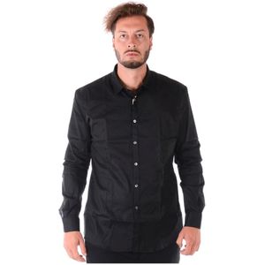 Daniele Alessandrini, Blouses Shirts Zwart, Heren, Maat:XL