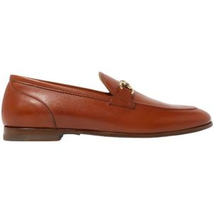 Scarosso, Equestrian-geïnspireerde Alessandra Cognac Loafer Bruin, Dames, Maat:36 EU