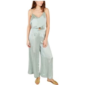 Karma Koma, Zijden Zwaan Jumpsuit Groen, Dames, Maat:M