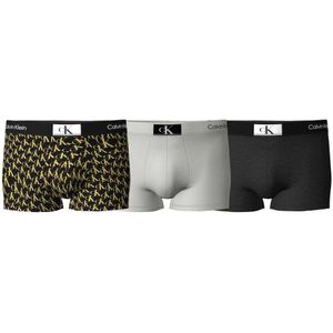 Calvin Klein, Trunk Boxer 3Pk Veelkleurig, Heren, Maat:S