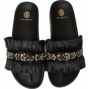 De Siena, Schoenen, Dames, Zwart, 35 EU, Slippers