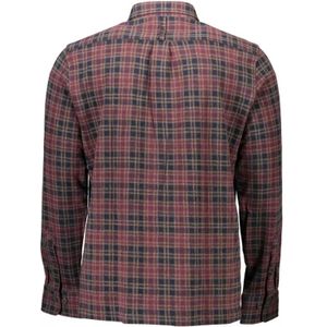 Gant, Overhemden, Heren, Bruin, 2Xl, Katoen, Elegante Bruine Katoenen Overhemd