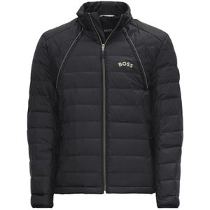 Hugo Boss, Winter jas Zwart, Heren, Maat:M