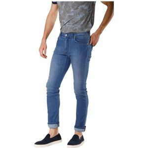 Mason's, Jeans, Heren, Blauw, W31, Katoen, Slim-fit Jeans
