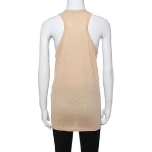 Stella McCartney Pre-owned, Pre-owned, Dames, Beige, L, Denim, Pre-owned Fabric tops