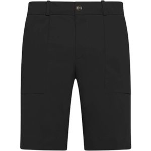 Rrd, Zwarte Chino Shorts Bermuda Stijl Zwart, Heren, Maat:M