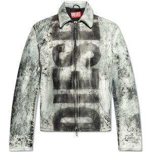 Diesel, L-Pylon-A jas Wit, Heren, Maat:M