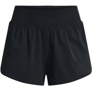 Under Armour, Korte broeken, Dames, Zwart, XS, Polyester, Short Shorts