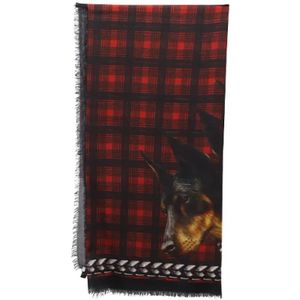 Givenchy Pre-owned, Pre-owned, Heren, Rood, ONE Size, Wol, Pre-owned Wool scarves