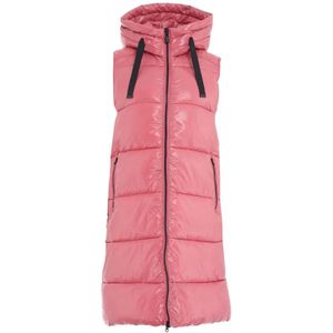 Save The Duck, Roze Aw 23 Damesmode Vest Roze, Dames, Maat:L