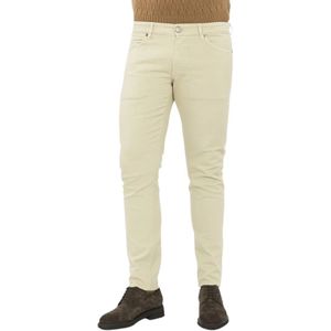 PT Torino, Magere broek Beige, Heren, Maat:W35