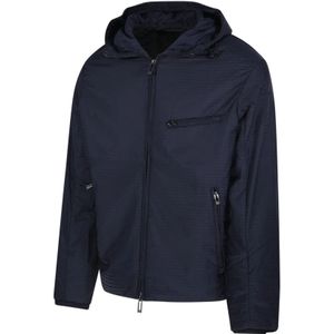 Emporio Armani, Jassen, Heren, Blauw, S, Navy Blouson Jack