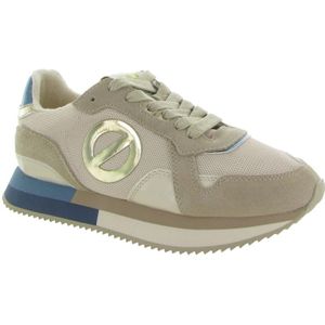 No Name, Schoenen, Dames, Beige, 36 EU, Casual Jogger Sneaker Riva Style