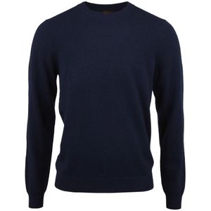 Stenströms, Truien, Heren, Blauw, 3Xl, Kasjmier, Klassieke Cashmere Crew Neck Cardigan