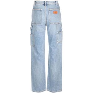 Alexander Wang, Jeans, Dames, Blauw, W26, Katoen, Stijlvolle Broek voor een Trendy Look