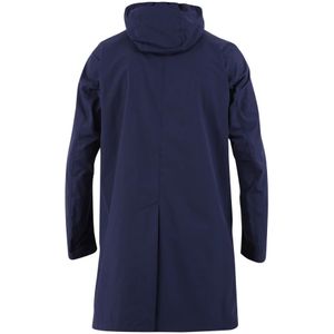 Herno, Jassen, Heren, Blauw, L, Nylon, Herno hooded jacket