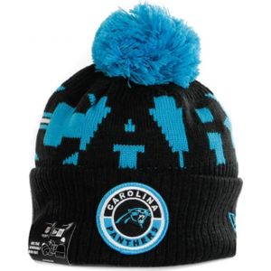 New Era, Accessoires, Heren, Zwart, ONE Size, NFL Pom Pom Sport Gebreide Muts