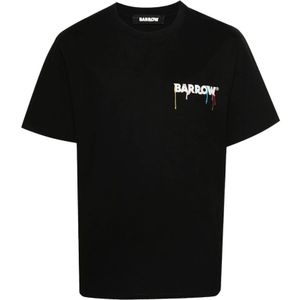 Barrow, Tops, Heren, Zwart, L, Katoen, Unisex Jersey T-shirt in zwart