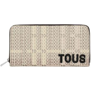 Tous, Beige Synthetische Damesportemonnee Beige, Dames, Maat:ONE Size