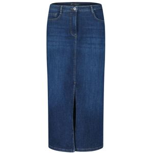 Betty Barclay, Rokken, Dames, Blauw, L, Denim, Casual Denim Rok met Wassing