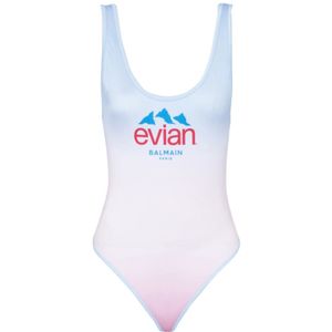 Balmain, Badkleding, Dames, Roze, M, Katoen, x Evian - swimsuit