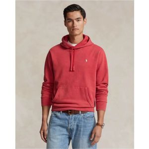 Polo Ralph Lauren, Sweatshirts & Hoodies, Heren, Rood, S, Katoen, Polo Ralph Lauren Hoodie