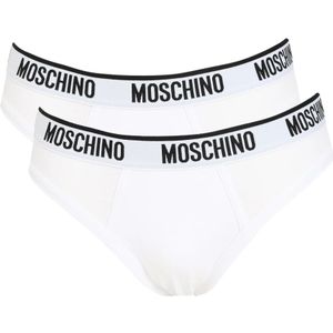 Moschino, Ondergoed, Heren, Wit, L, Wit Elastische Band Ondergoed Set