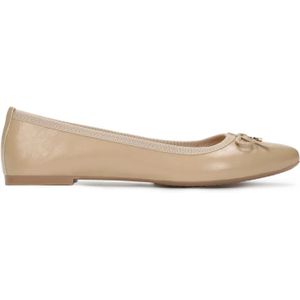 Kazar, Schoenen, Dames, Beige, 40 EU, Leer, Dames beige ballerina's