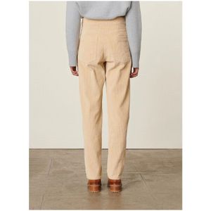 Vanessa Bruno, Broeken, Dames, Beige, M, Velvet Budapest Broek - Beige