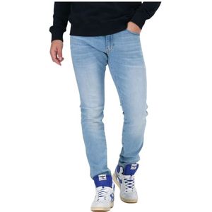 G-star, Jeans, Heren, Blauw, W32 L36, Katoen, Skinny Jeans Revend in Lichtblauw