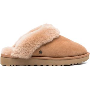 Ugg, Schoenen, Dames, Bruin, 37 EU, Suède, Bruine Suède Sandalen met Schapenvacht Voering