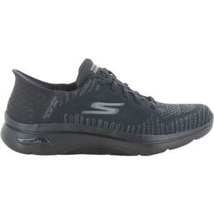 Skechers, Schoenen, Heren, Zwart, 40 EU, Zwarte Arch Fit Wandelschoenen