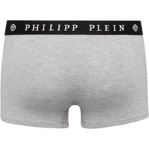 Philipp Plein, Ondergoed, Heren, Grijs, XL, Elastische Boxershorts - Grijs