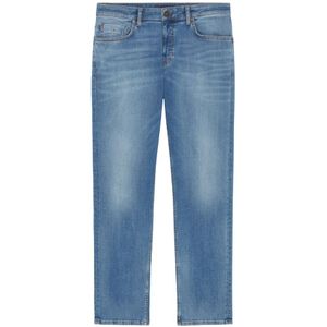 Marc O'Polo, Jeans, Heren, Blauw, W29 L32, Katoen, Regular Fit Katoenmix Denim Jeans