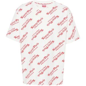 Kenzo, Witte T-shirts en Polos Wit, Heren, Maat:XS