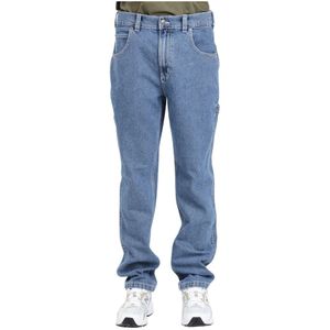 Dickies, Jeans, Heren, Blauw, W34, Katoen, Straight Jeans