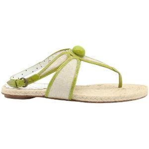 Moschino Pre-Owned, Pre-owned Sandalen Beige, Dames, Maat:37 EU