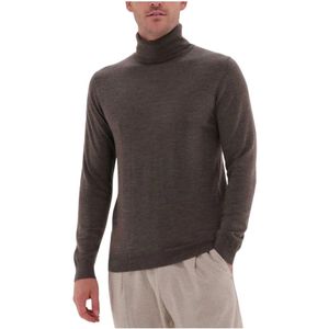Profuomo, Truien, Heren, Beige, XL, Heren Roll Neck Pullover Sweater
