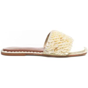 De Siena, Sandalen Beige, Dames, Maat:39 EU