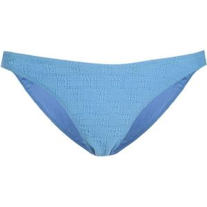 Alexander Wang, logo-knit bikini bottoms Blauw, Dames, Maat:L