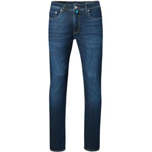 Pierre Cardin, Rechte jeans Blauw, Heren, Maat:W36 L32