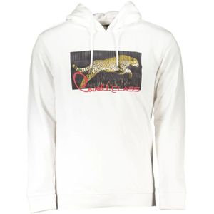 Cavalli Class, Sweatshirts & Hoodies, Heren, Wit, S, Katoen, Hoodies