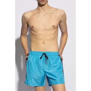 Balmain, Badkleding, Heren, Blauw, L, Zwemshorts met logo