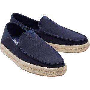 Toms, Schoenen, Heren, Blauw, 44 EU, Alonso Loafer Rope Loafers in Donkerblauw