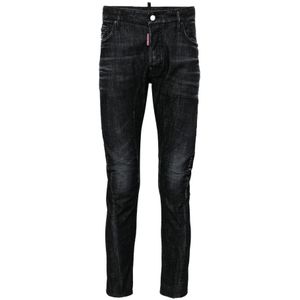 Dsquared2, Jeans, Heren, Zwart, XS, Katoen, Jeans