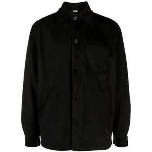 Gcds, Jassen, Heren, Zwart, S, Zwarte Overshirt