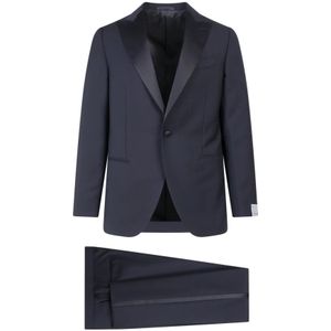 Emanuela Caruso, Suits Blauw, Heren, Maat:L