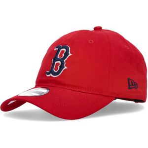 New Era, Accessoires, unisex, Rood, ONE Size, Katoen, Boston Red Sox Gebogen Klep Pet